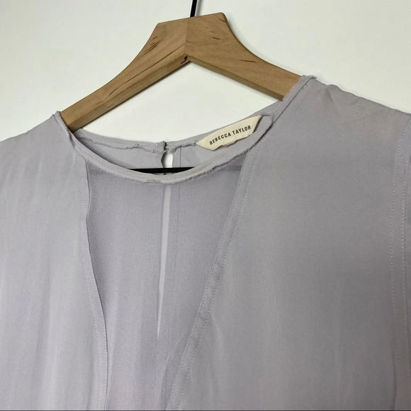 Rebecca Taylor Purple Blouse - Picture 2 of 7